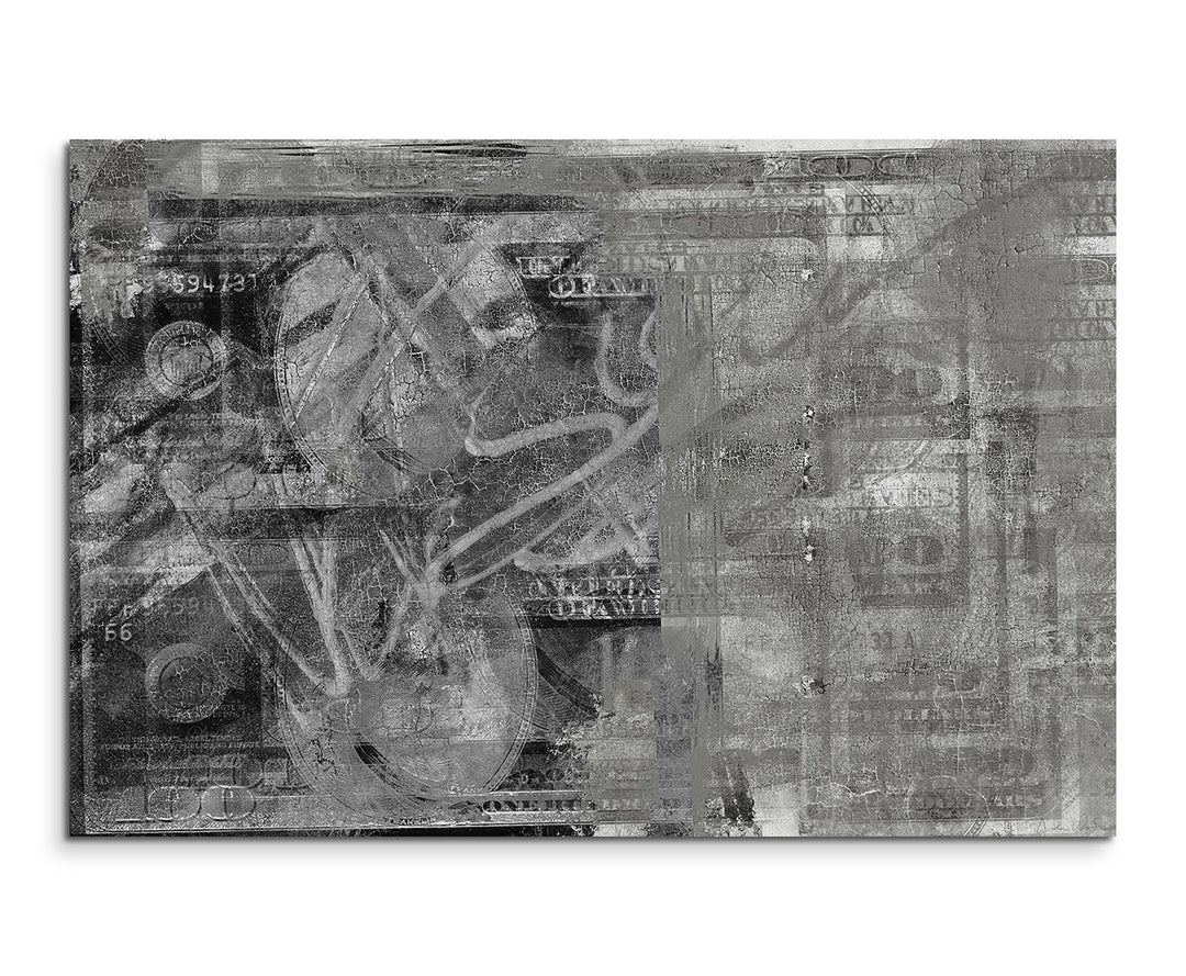 Paul Sinus Art 80x60cm Fotoleinwand Leinwanddruck Kunstdruck Wandbild schwarz grau weiss