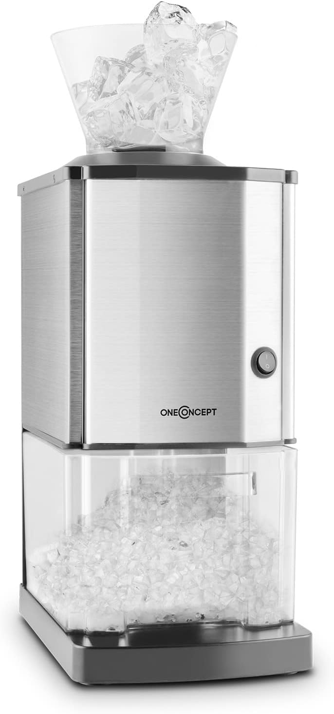 OneConcept Icebreaker - Ice Crusher, Eiscrusher, Eiszerkleinerer, 15 kg/h, 3,5 Liter (etwa 1,75 kg)