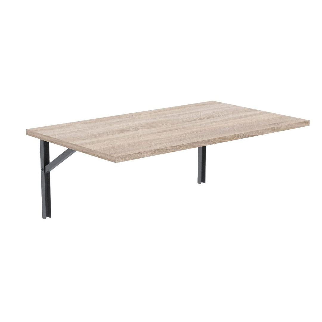 AKKE Klapptisch Wandklapptisch Esstisch - Klappbar Faltbar Platzsparend - Rechteckig - 80cm x 35cm -