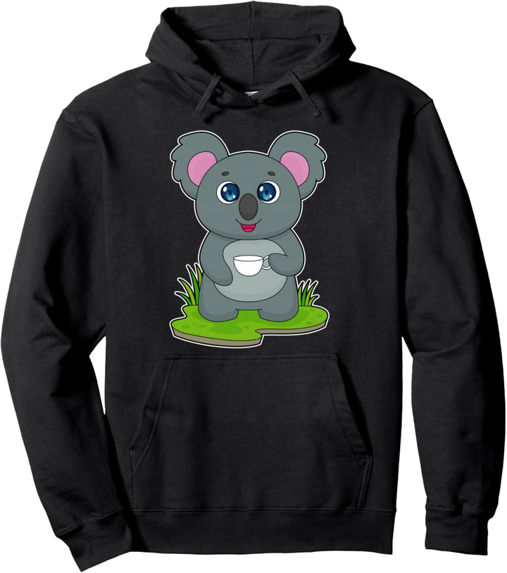 Koala Kaffee Tasse Pullover Hoodie
