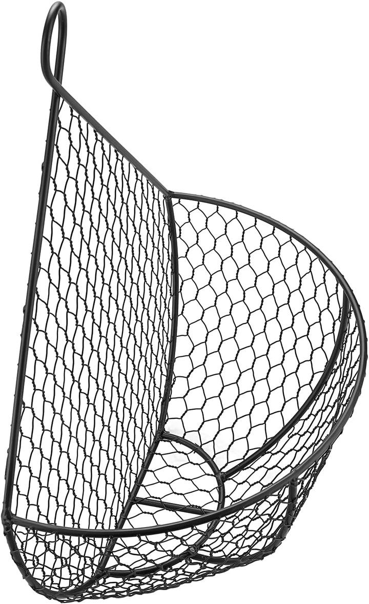 IGNPION 2 Stück Wandmontierter Obsthalter Korb Hängedisplay Obstkorb Obstaufbewahrung Ständer Rack D