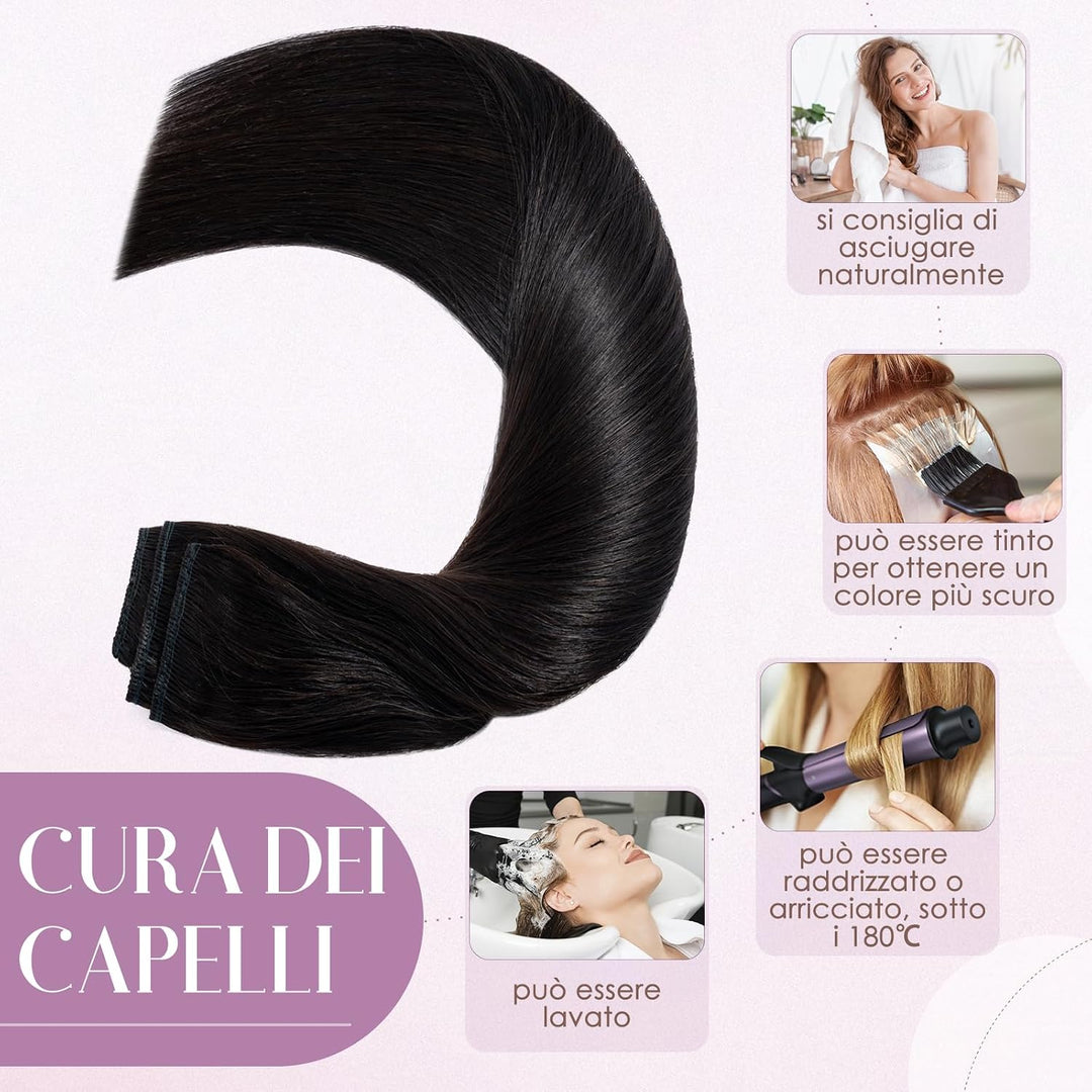 UK-Fashion-Shop Clip in Extensions Echthaar 