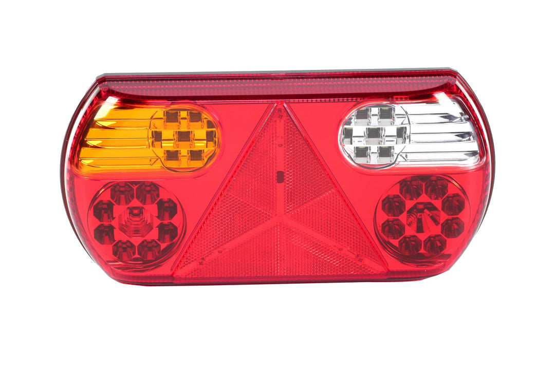 HELLA - Heckleuchte - Valuefit - LED - 12V - Anbau/geschraubt - Lichtscheibenfarbe: mehrfarbig - Ste