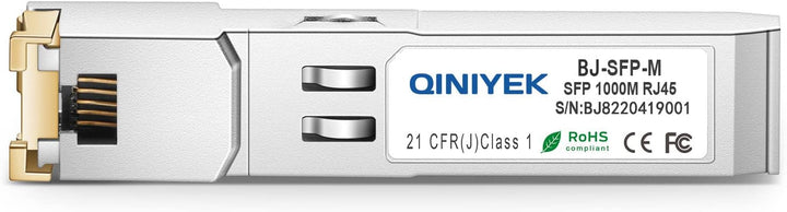 [2 Stück] 1.25G SFP to RJ45 Module, 10/100/1000BASE-T Transceiver für Cisco GLC-T/SFP-GE-T, Meraki M