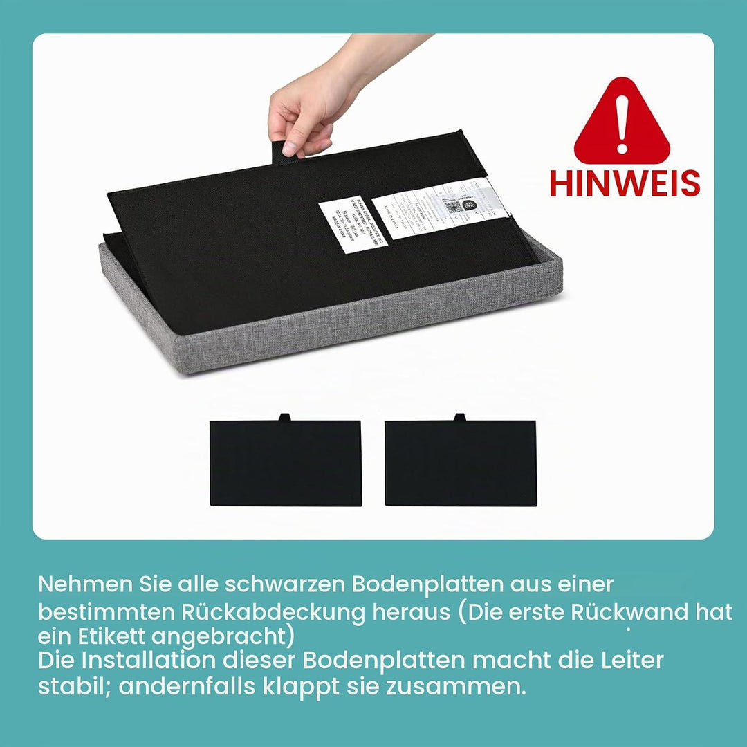 COZY KISS Hundetreppe für Kleine Hunde mit Stauraum und Katzenöffnung, Breite Haustiertreppe Faltbar
