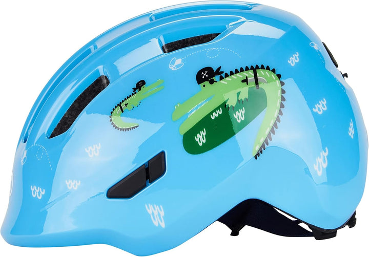 ABUS Kinderhelm Smiley 3.0 - Fahrradhelm mit tiefer Passform, kindergerechten Designs &amp; Platz für ei
