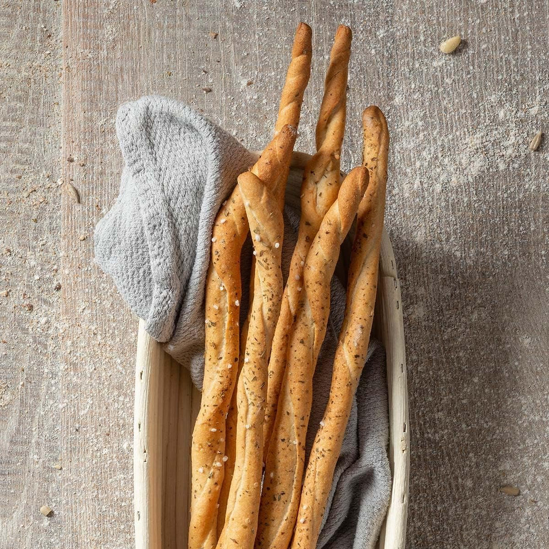 Zenker Gärkorb länglich 30 cm – Gärkörbchen aus natürlichem Rattan für selbstgemachtes Brot – Versor