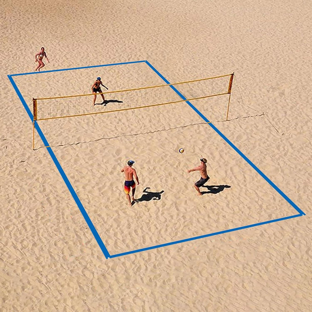 Volleyball-Linien für Strand – Linien für Rasenflächen | Wiederverwendbares Material für den Aussenb