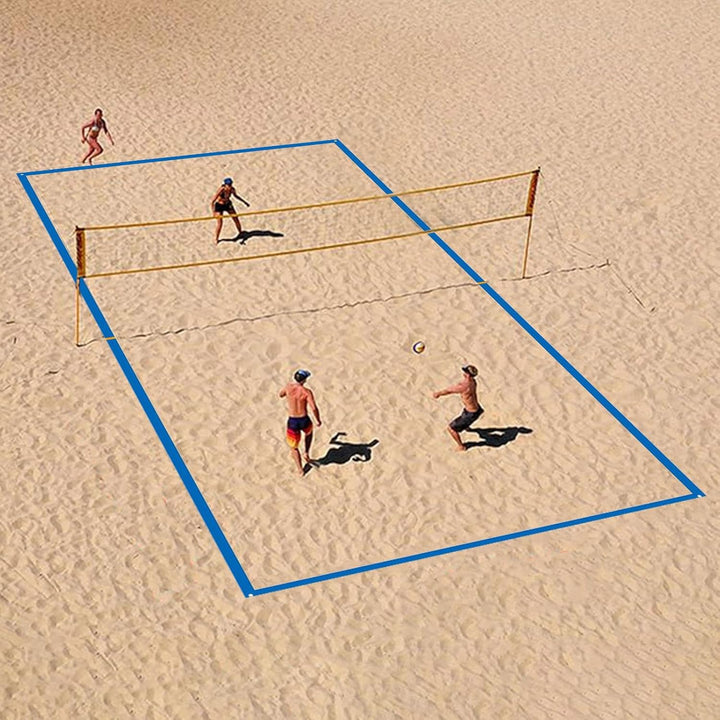 Volleyball-Linien für Strand – Linien für Rasenflächen | Wiederverwendbares Material für den Aussenb