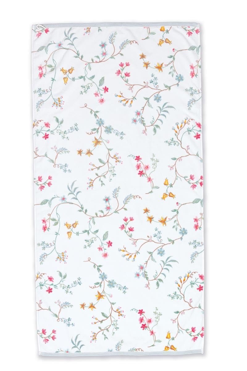 Pip Duschtuch Les Fleurs Farbe White Grösse 70x140cm Duschtuch 70 x 140 cm, Duschtuch 70 x 140 cm
