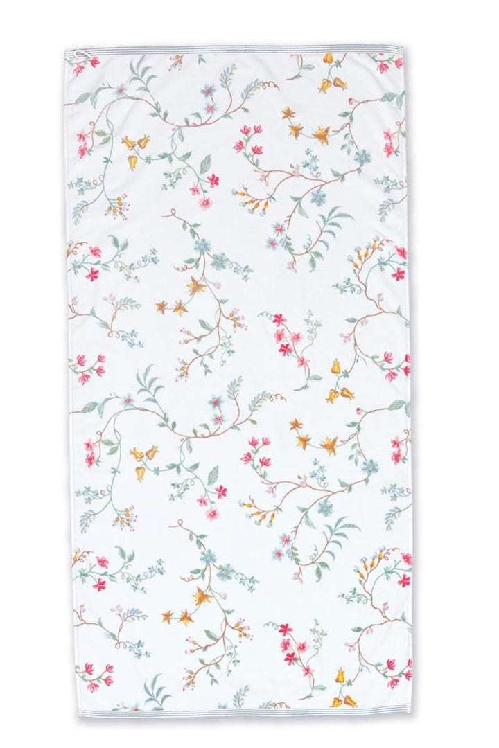 Pip Duschtuch Les Fleurs Farbe White Grösse 70x140cm Duschtuch 70 x 140 cm, Duschtuch 70 x 140 cm