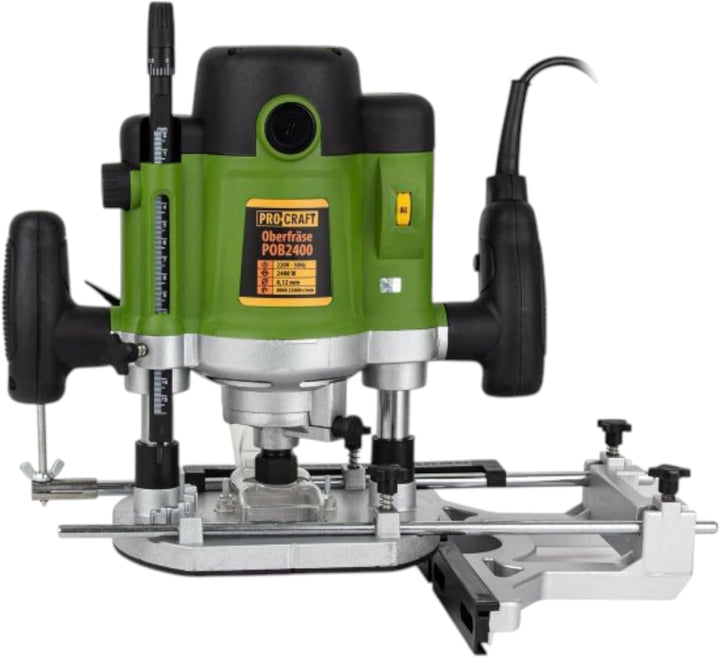 Procraft POB2400 Oberfräse 2000 Watt 8-12 mm + Zubehör