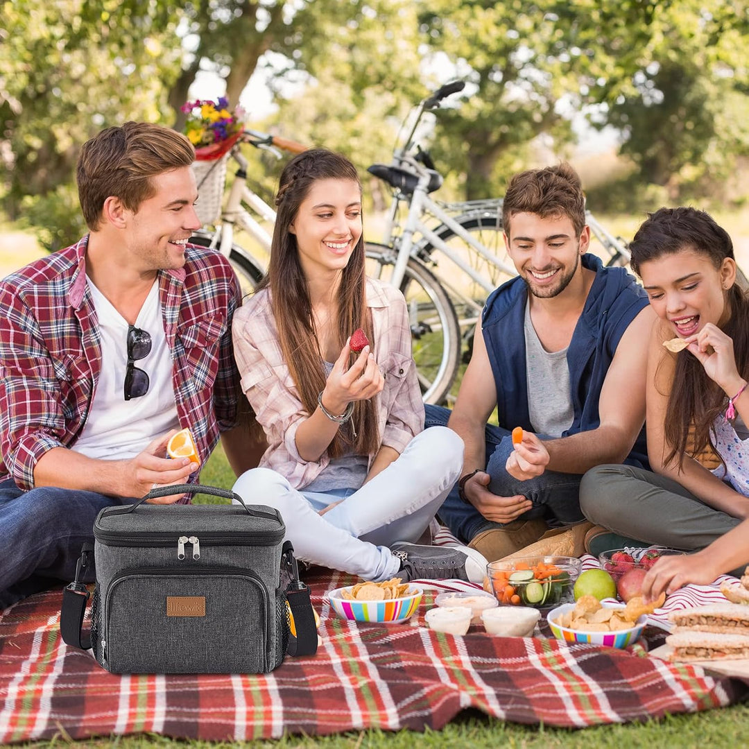 Lifewit Isolierte Kühltasche, Wiederverwendbare Lunchtasche, Tragbare Kühlbox auslaufsicher, Trageta