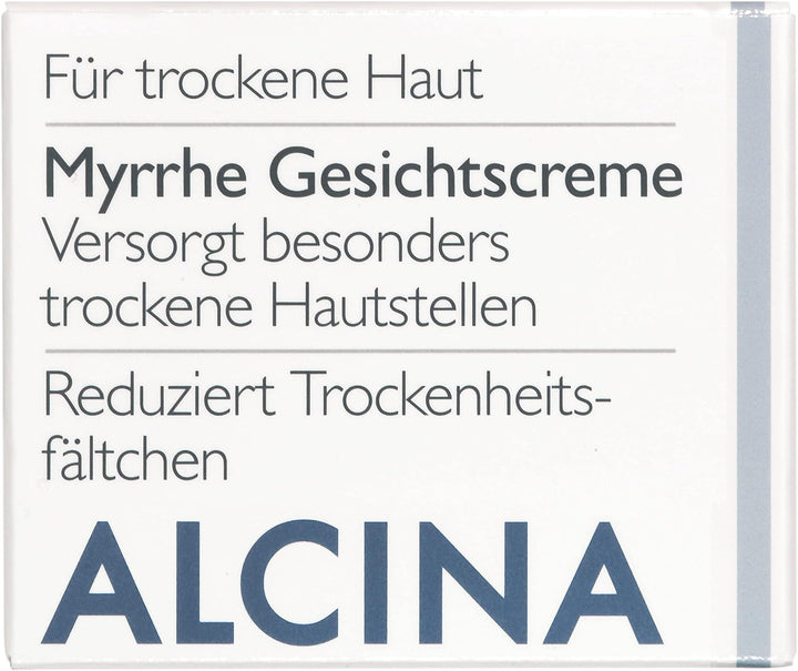 ALCINA Myrrhe Gesichtscreme - 1 x 100 ml - Trockene Haut - Versorgt besonders trockene Hautstellen -