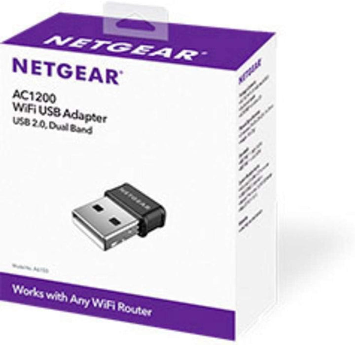 Netgear A6150 USB WLAN Stick AC1200 Nano (Dual-Band 5 GHz + 2.4 GHz, 802.11ac, USB WLAN Adapter bis
