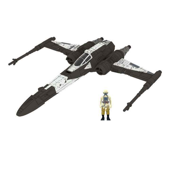 Star Wars Micro Galaxy Squadron SWJ0433 - Z-95, offizielles 12,5 cm Fahrzeug mit Edrio Figur