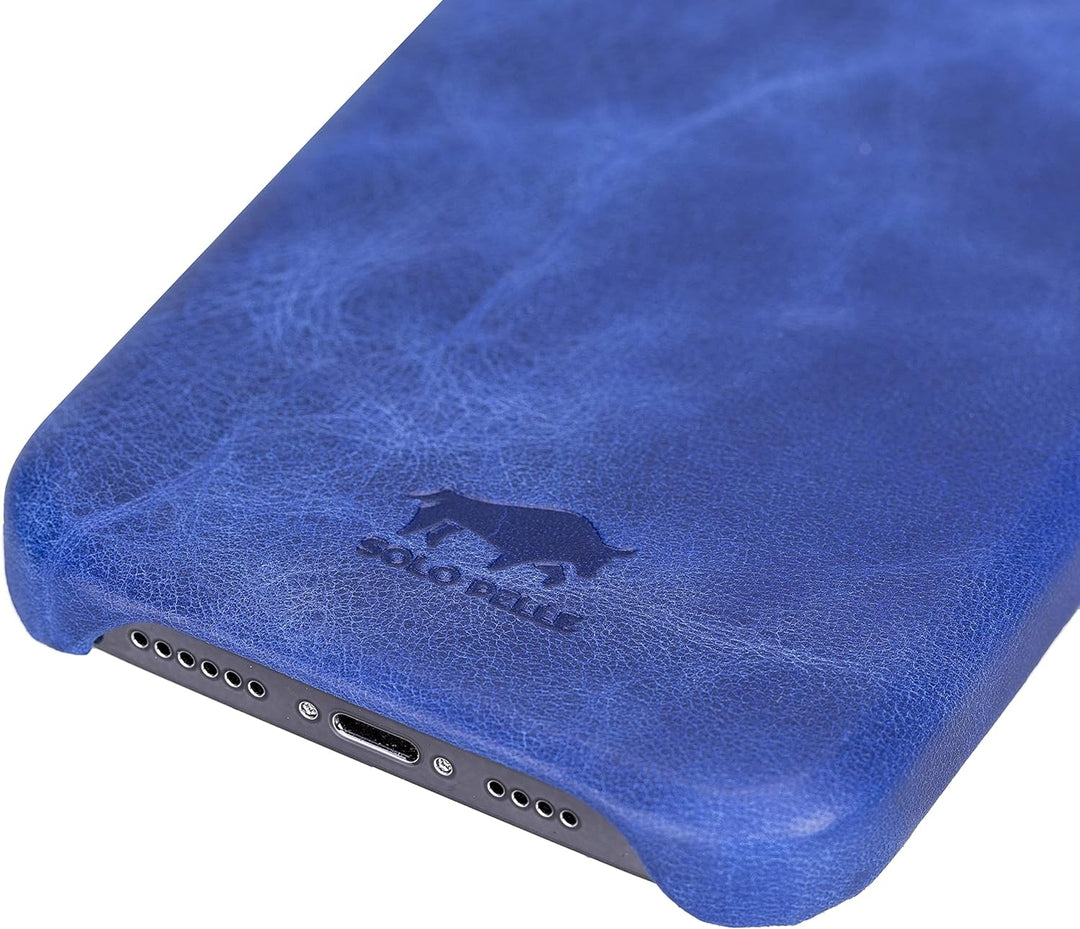 Solo Pelle Lederhülle für das iPhone 13 Pro Max in 6.7 Zoll Princeton Case Leder Hülle Ledertasche B