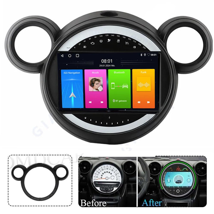 Android Autoradio Wireless CarPlay Android Auto Radio mit Bildschirm, Bluetooth, GPS Navi, WiFi, AM/