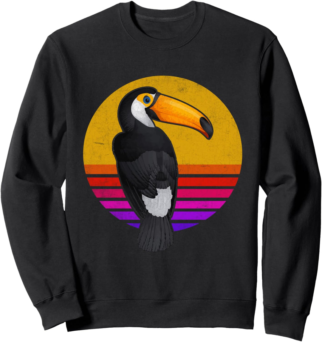 Retro Tukan Vintage beunruhigter Stil Tukan Sweatshirt
