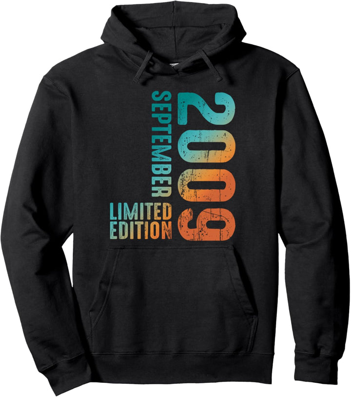 2009 Limited Edition September 2009 Jahr 2009 Retro 2009 Pullover Hoodie