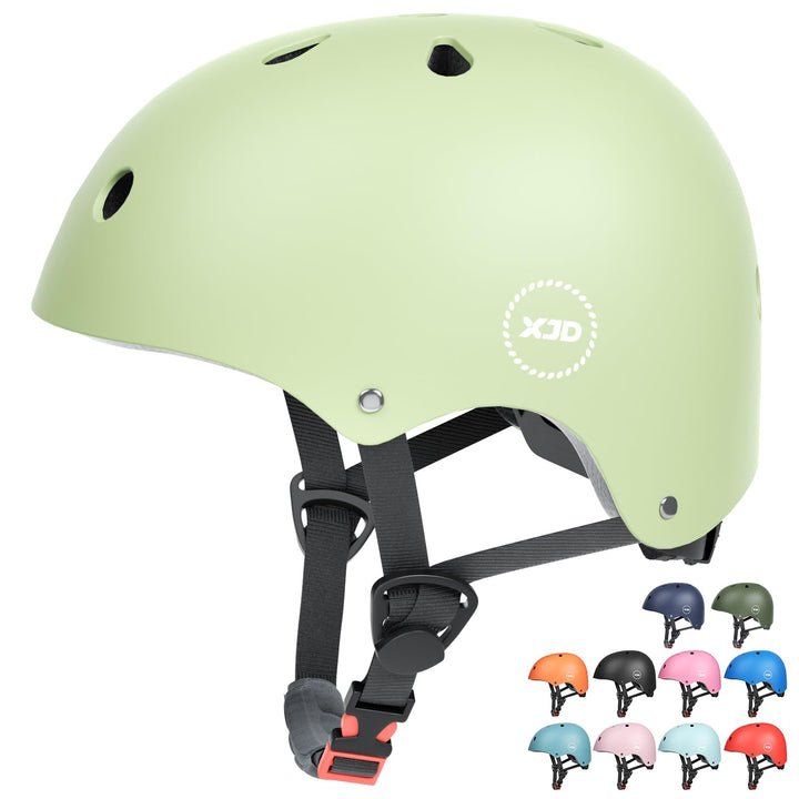 XJD Fahrradhelm für Kinder, Verstellbare Kinderhelm Skaterhelm Kinder Helm für Fahrrad Skateboard Sc