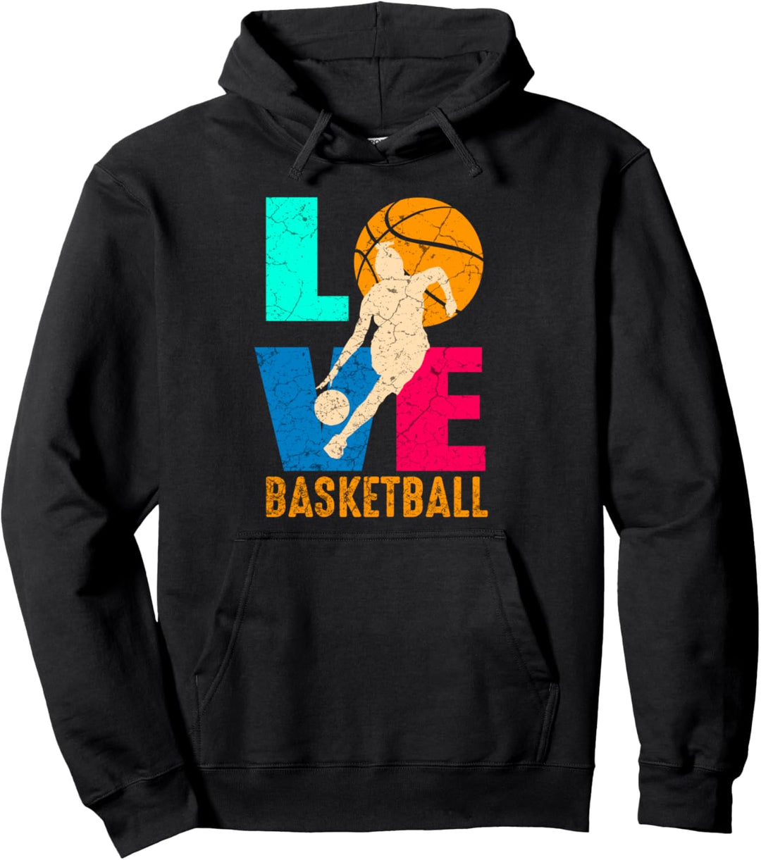 Schulsport Basketballspieler Basketball Mädchen Pullover Hoodie