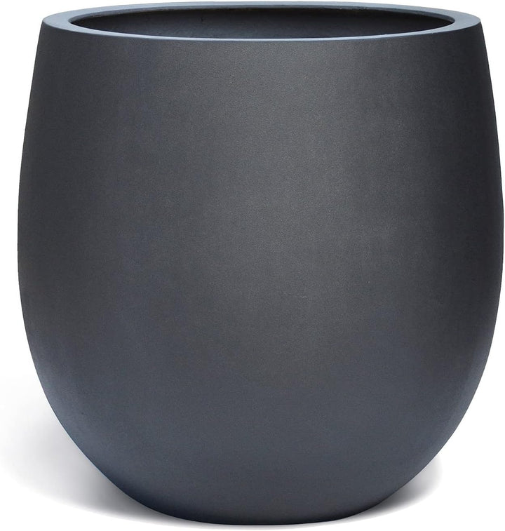 ESCHBACH® Pflanzkübel HIGH Balloon 60 Anthrazit Schwarz Rund XL * 55 x 55 x 55 cm * 10 Jahre Garanti