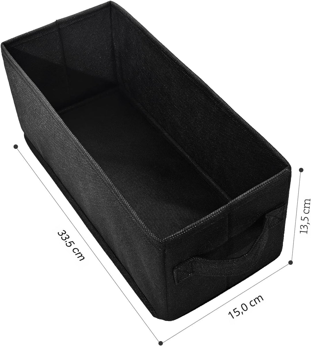 UENTIP CD Aufbewahrungsbox – 4 CD Boxes – 33,5 x 15 x 13,5 cm, Behälter für 30 CDs in vollen Schmuck