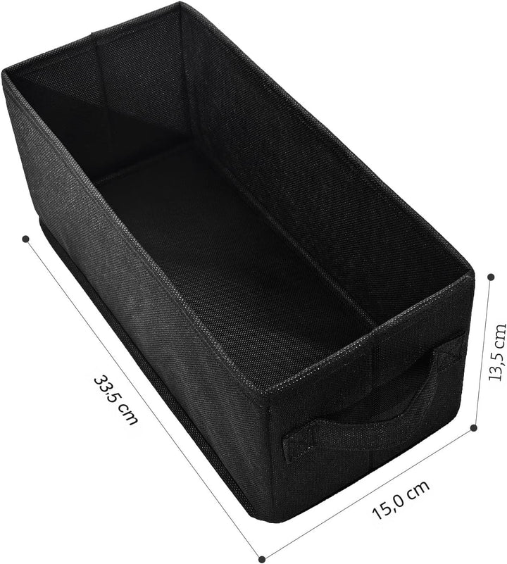 UENTIP CD Aufbewahrungsbox – 4 CD Boxes – 33,5 x 15 x 13,5 cm, Behälter für 30 CDs in vollen Schmuck