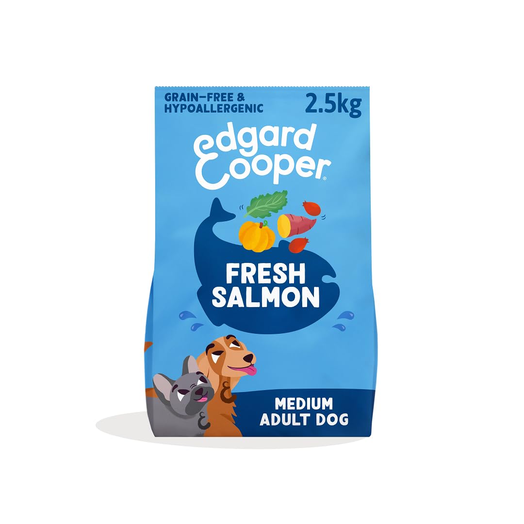 Edgard & Cooper Frischer Norwegischer Salmon 2.5kg, Trockenfutter für ausgewachsene Hunde, getreidef