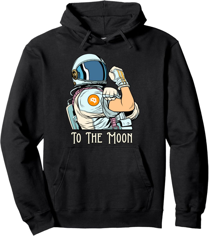 Crypto Currency Talk Link - Fun Bitcoin We Can Do It Merch Pullover Hoodie