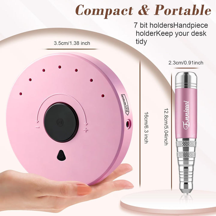Nagelfräser für Gelnägel 35000 U/Min, Acrylnägel, Maniküre Pediküre set, Nagelfräser Professionelle