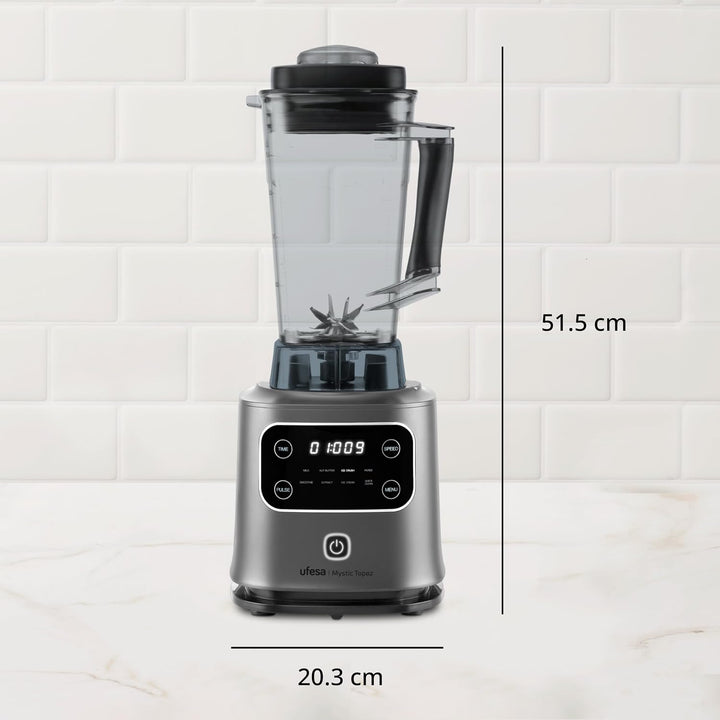 Ufesa Mystiz Topaz Standmixer, 2000W Leistung, 2L Tritan-Krug, Elektronische Geschwindigkeitssteueru