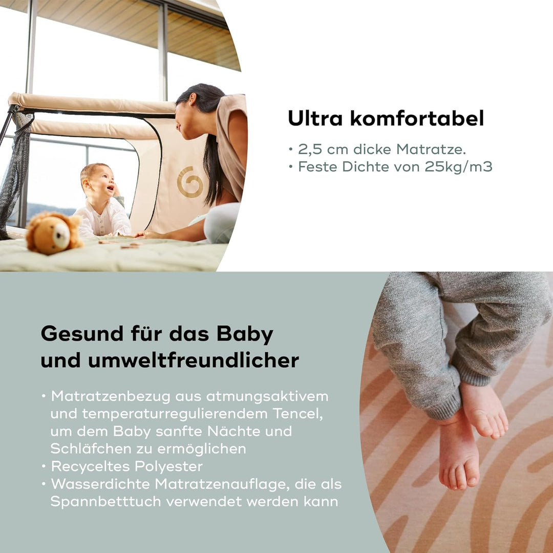 Babymoov Reisebett Moov & Sleep, Ultrakompakt und leicht (