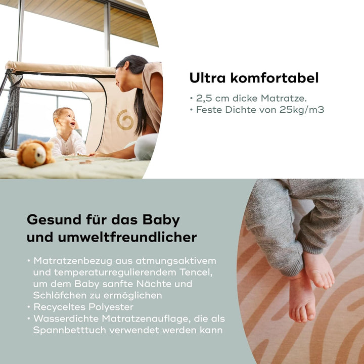Babymoov Reisebett Moov & Sleep, Ultrakompakt und leicht (