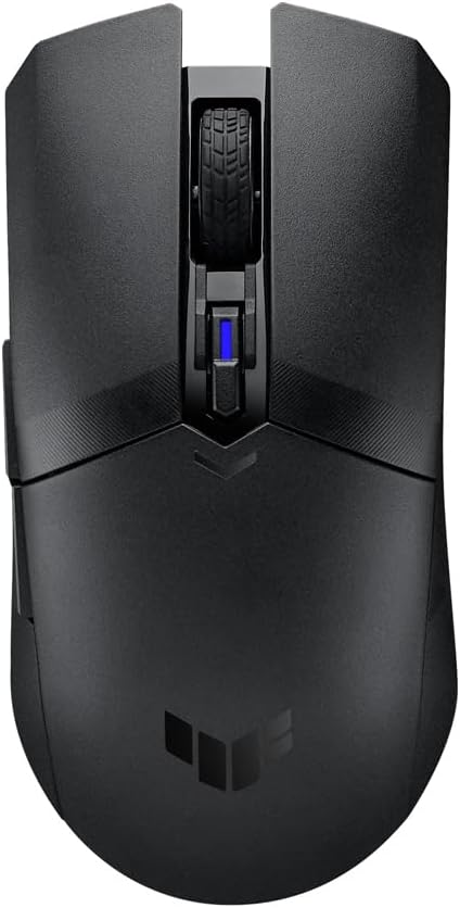 ASUS TUF Gaming M4 Wireless optische Gaming-Maus (kabellos, beidhändig, 12.000 DPI-Sensor, DPI-Taste