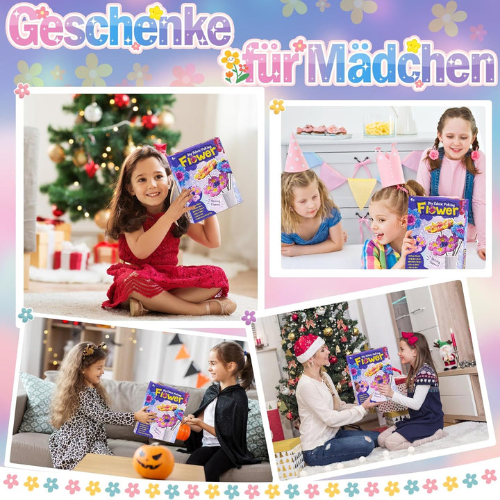 Bastelset Kinder ab 6-4-5 Jahre Basteln Mädchen 8 10 6 5 7 Jahre, Geschenke für Mädchen Spielzeug 5-