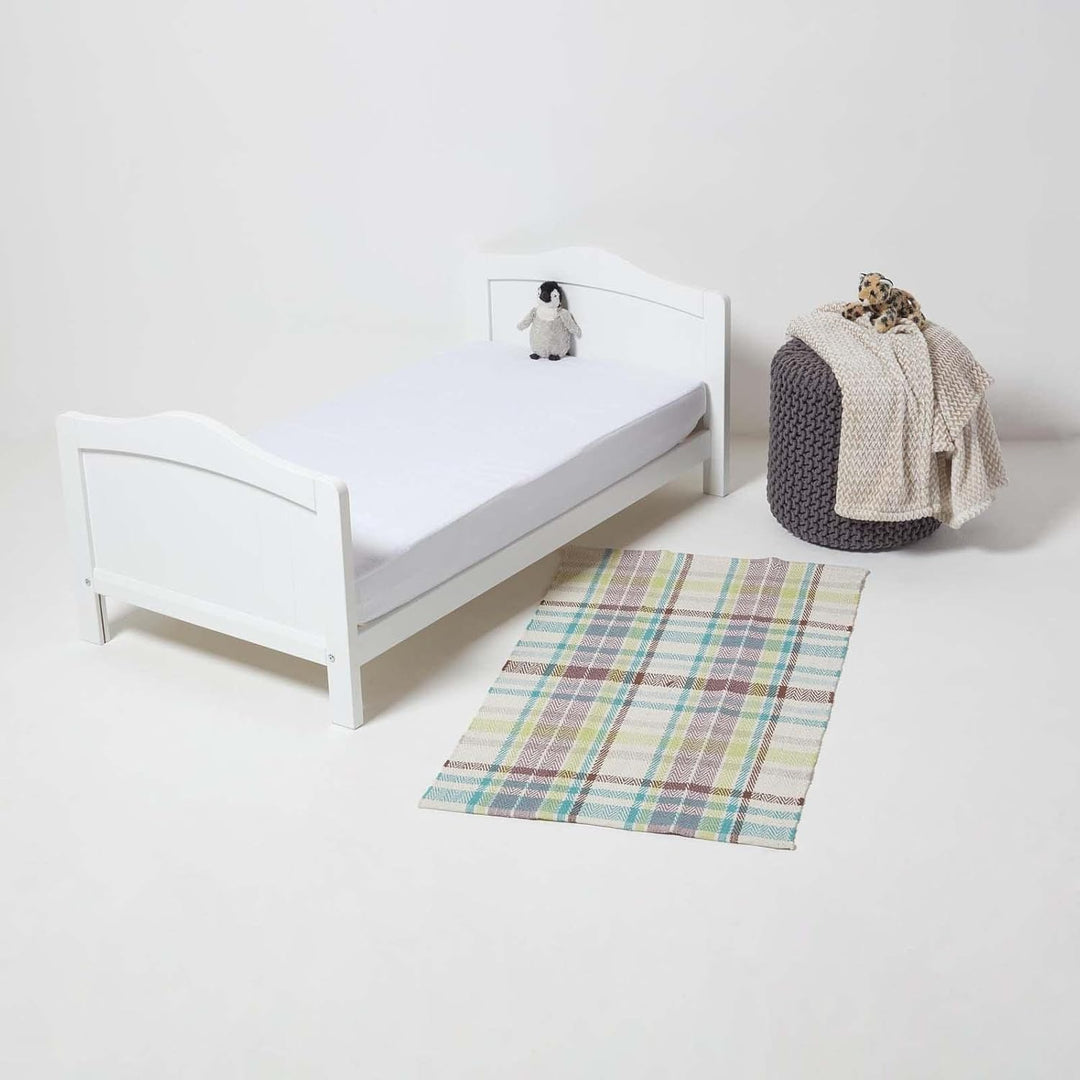 Homescapes 2er-Set wasserdichte Matratzenschoner Baby 60x120 cm, Frottee-Schonbezüge Babybett, hypoa