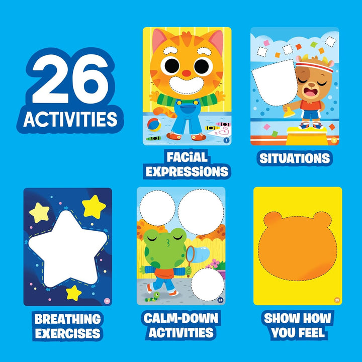Learning Resources Spielschaum Gefühle Formen & entdecken, ab 3 Jarhen, 26 Aktivitäten, Emotionsspie