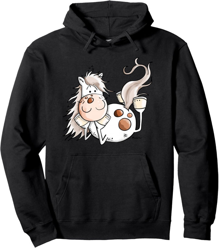 Relax Pferde Motiv I Pferdedruck Fun für Pferde Freunde Pullover Hoodie