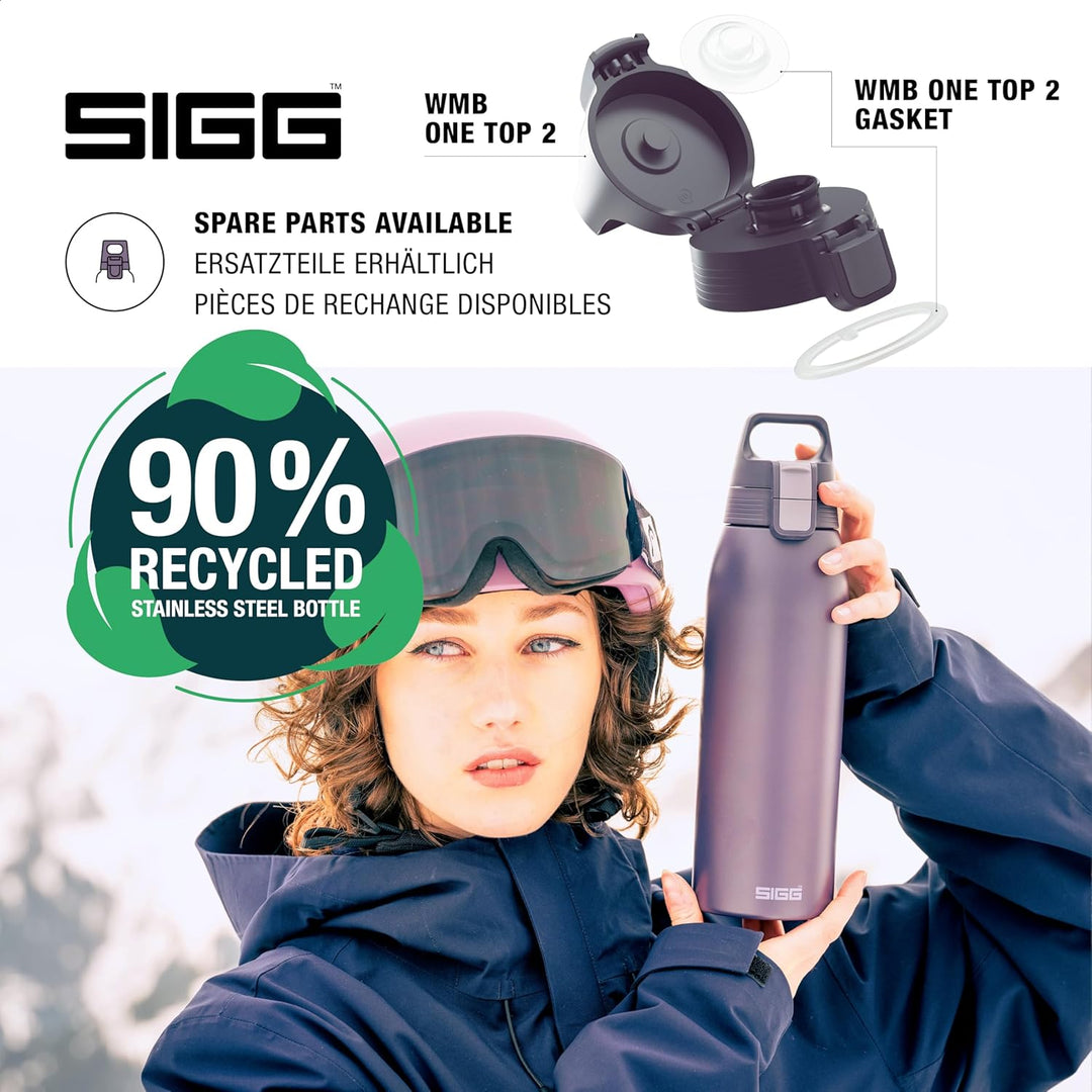 SIGG - Isolierte Trinkflasche - Thermosflasche Shield Therm One Nocturne kohlensäurehaltige Getränke