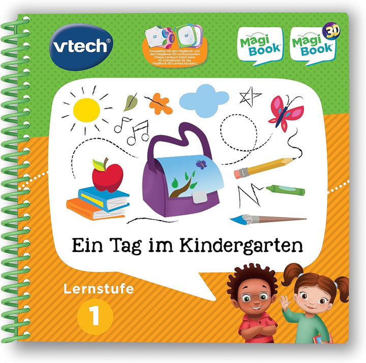 Vtech 80-488904 MagiBook-Lernbuch-Bundle: 3 Bücher der Lernstufe 1 (Tierbabys 3D, Formen und Farben