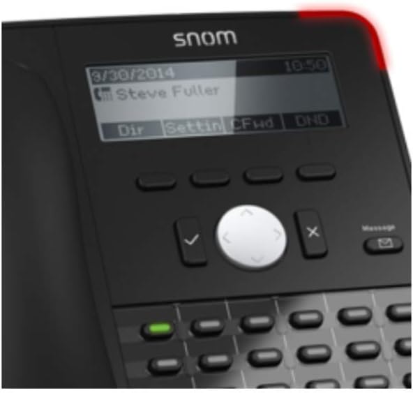 Snom D745 IP Telefon, SIP Tischtelefon (8 (32) konfigurierbar, selbstbeschriftend, mehrfarbige LED-T