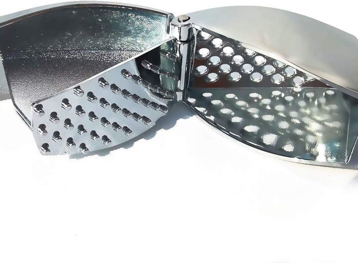 Knoblauchpresse，Edelstahl knoblauch presse Knoblauch crusher Profi garlic press knoblauchschneider，L