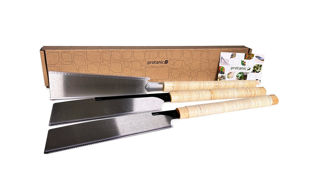 protanic 3er-Set Japansägen Handsäge Zugsäge Holzsäge (Ryoba, Kataba,