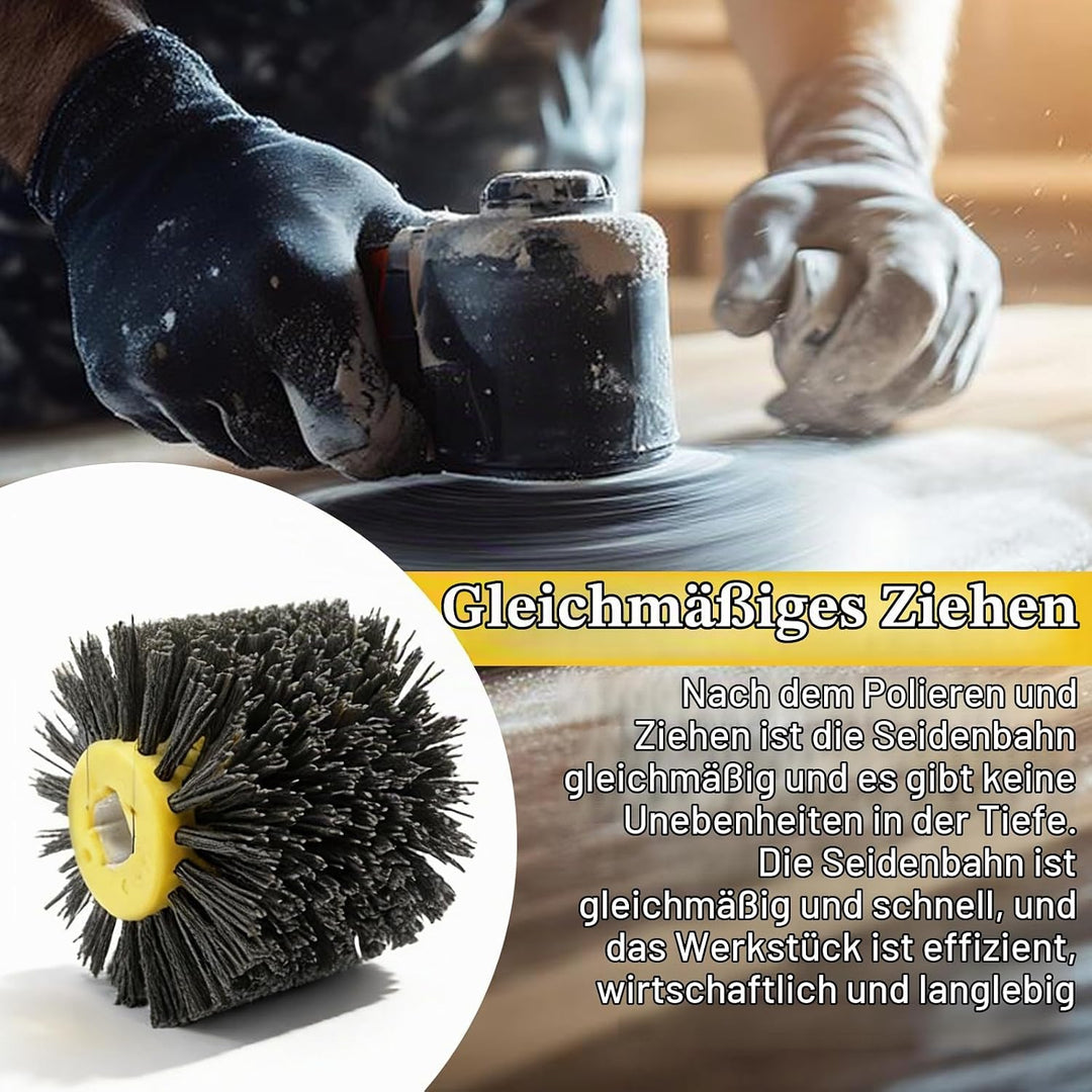 120 Körnung Schleifbürste Polierbürste, 120x100mm Nylonbürste, Grit Bürste Bristle Bürsten, Schleifb