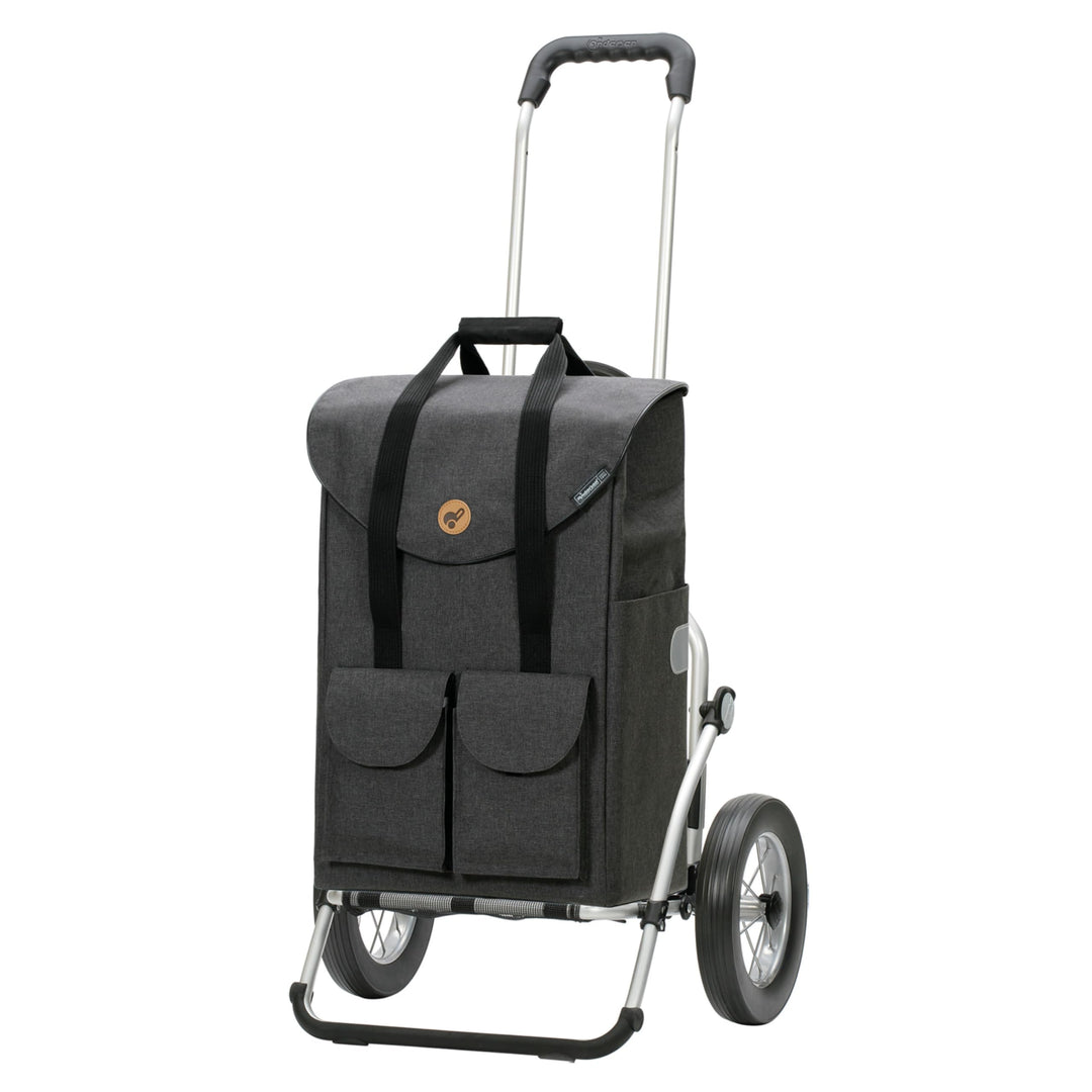 Andersen Einkaufstrolley - klappbar - 54 Liter - Aufhängung für Einkaufswagen - belastbar 50 kg - Al