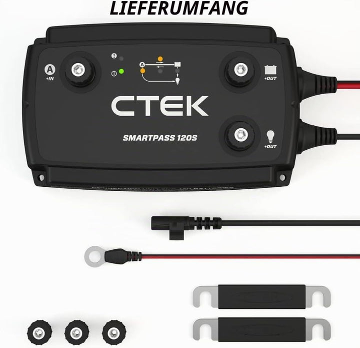 CTEK SMARTPASS 120S mit Einbauset, 40-678