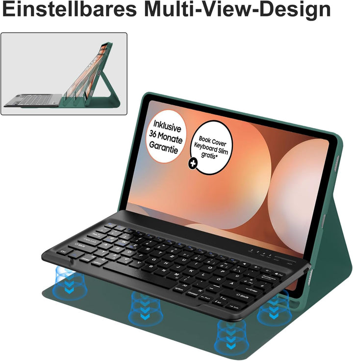 IVEOPPE Tastatur für Samsung Galaxy Tab S10 Ultra 2024, Hülle mit Tastatur Galaxy Tab S10 Ultra/S9 U