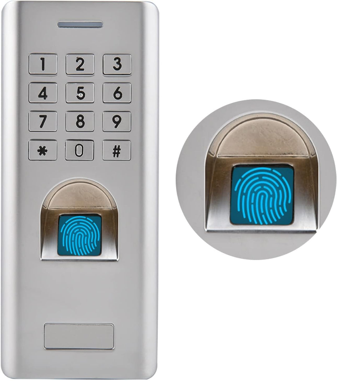 Fingerabdruck Zugangskontrolle Tastatur Wasserdichter Fingerabdruckleser Passwort Türöffner Sicherhe